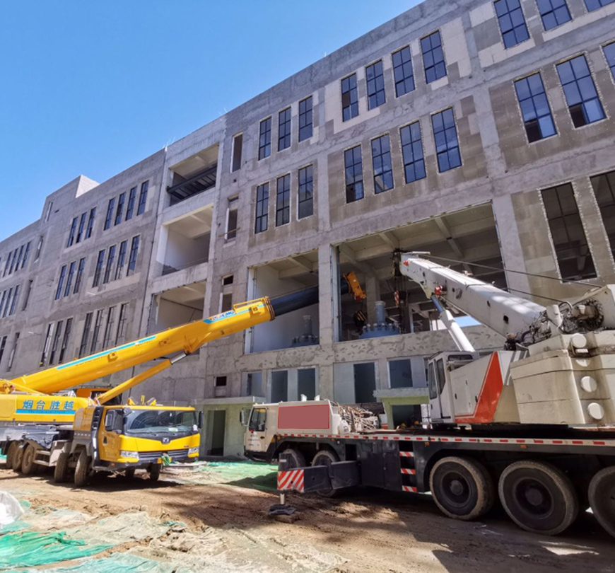 勝越起重機施工